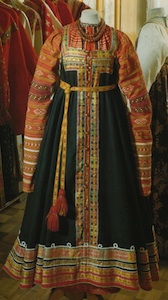 Sarafan - traditional Russian costume  Russian clothing, Russian  traditional dress, Russian dress